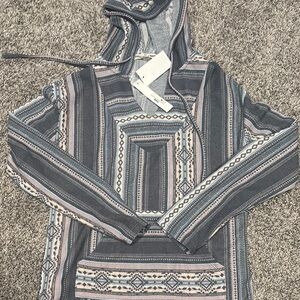 Wallflower Patterned Hoodie